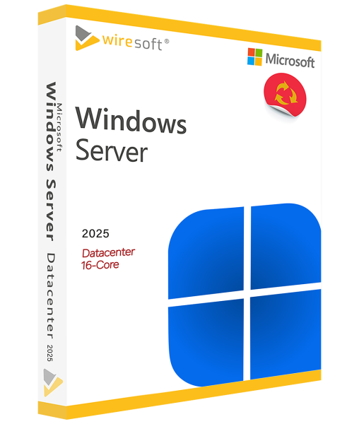 MICROSOFT WINDOWS SERVER 2025 DATACENTER 16-CORE